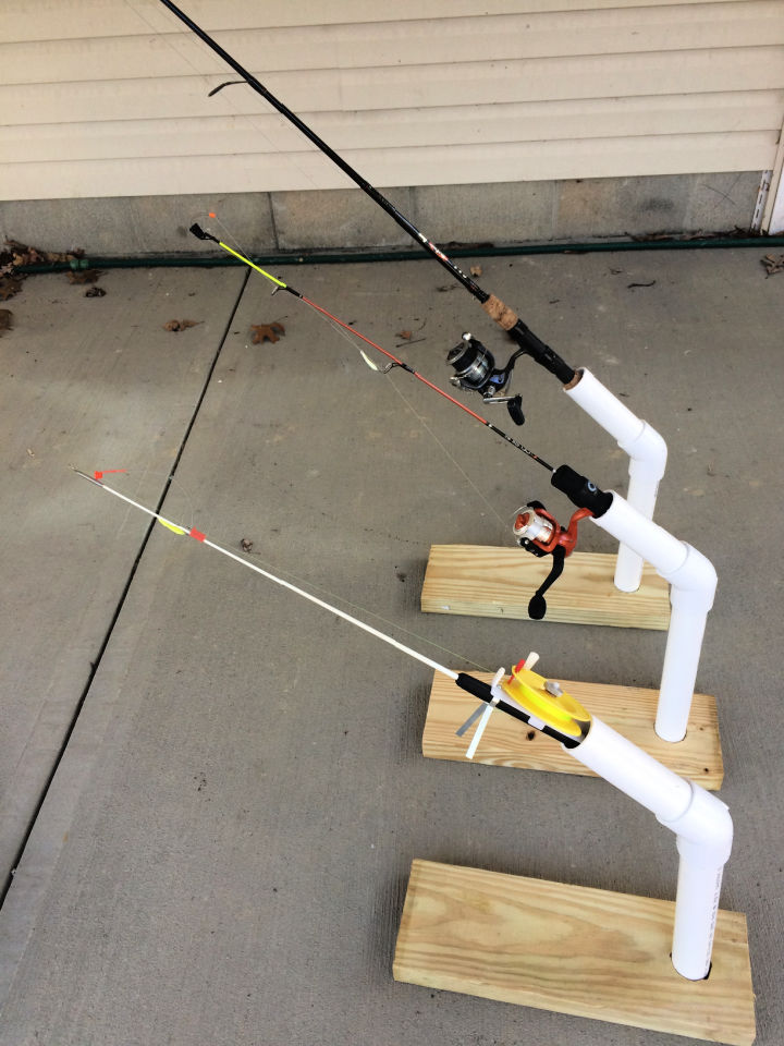 Diy Fishing Rod Holder Ways Blitsy