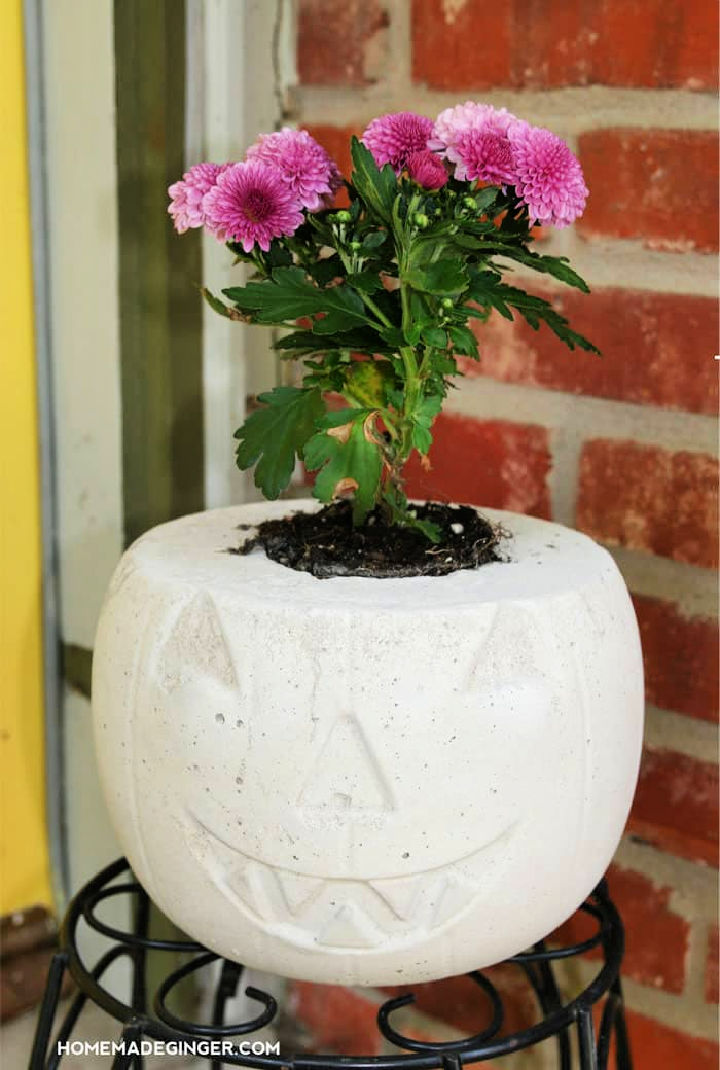 Simple Ways To Make A Pumpkin Planter Blitsy