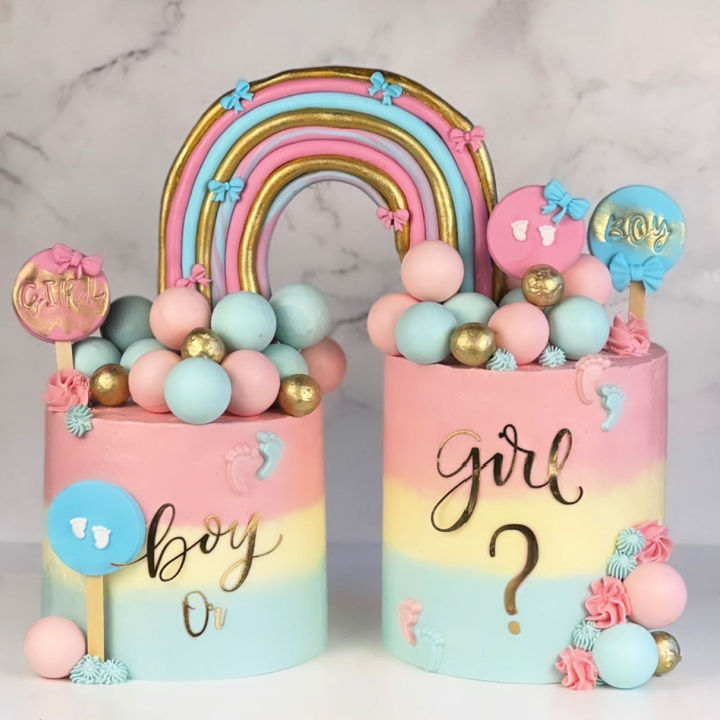 Unique Gender Reveal Cake Ideas Blitsy