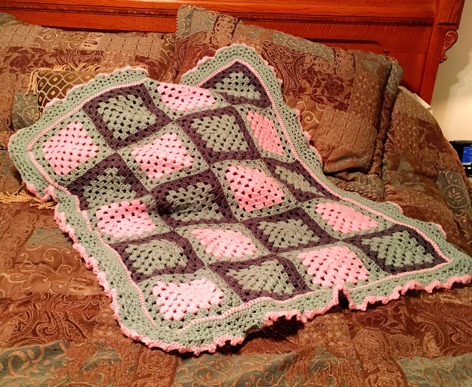 Crochet Granny Square Blanket Patterns Free Pattern