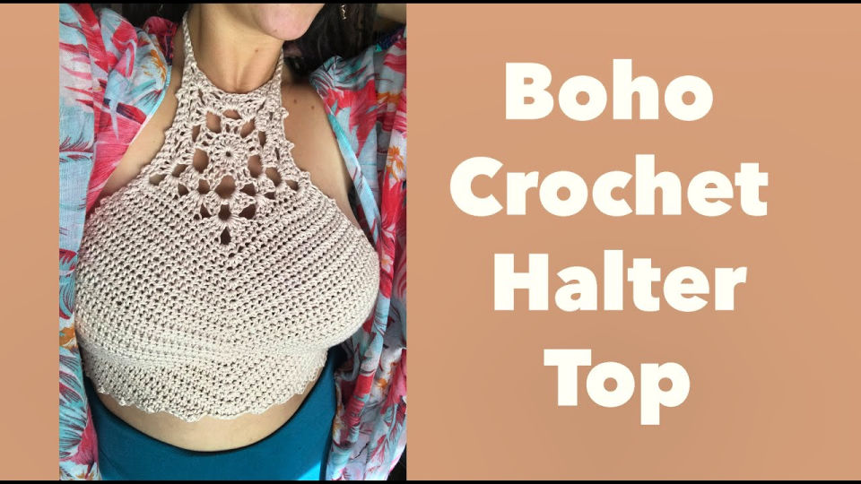 Free Crochet Halter Top Patterns Easy Pattern Blitsy