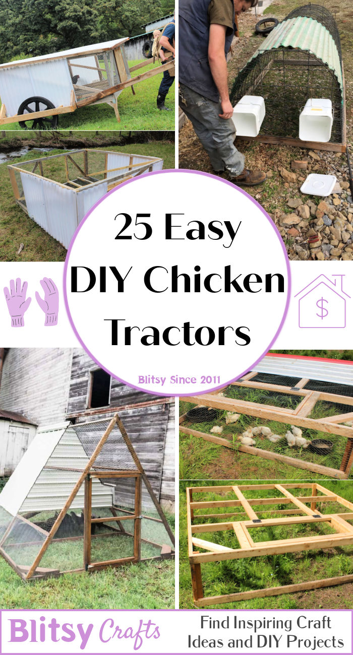 Diy Chicken Tractor Free Plans Blitsy