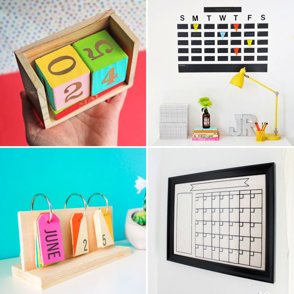 25 Easy DIY Calendar Ideas To Make Your Own Blitsy