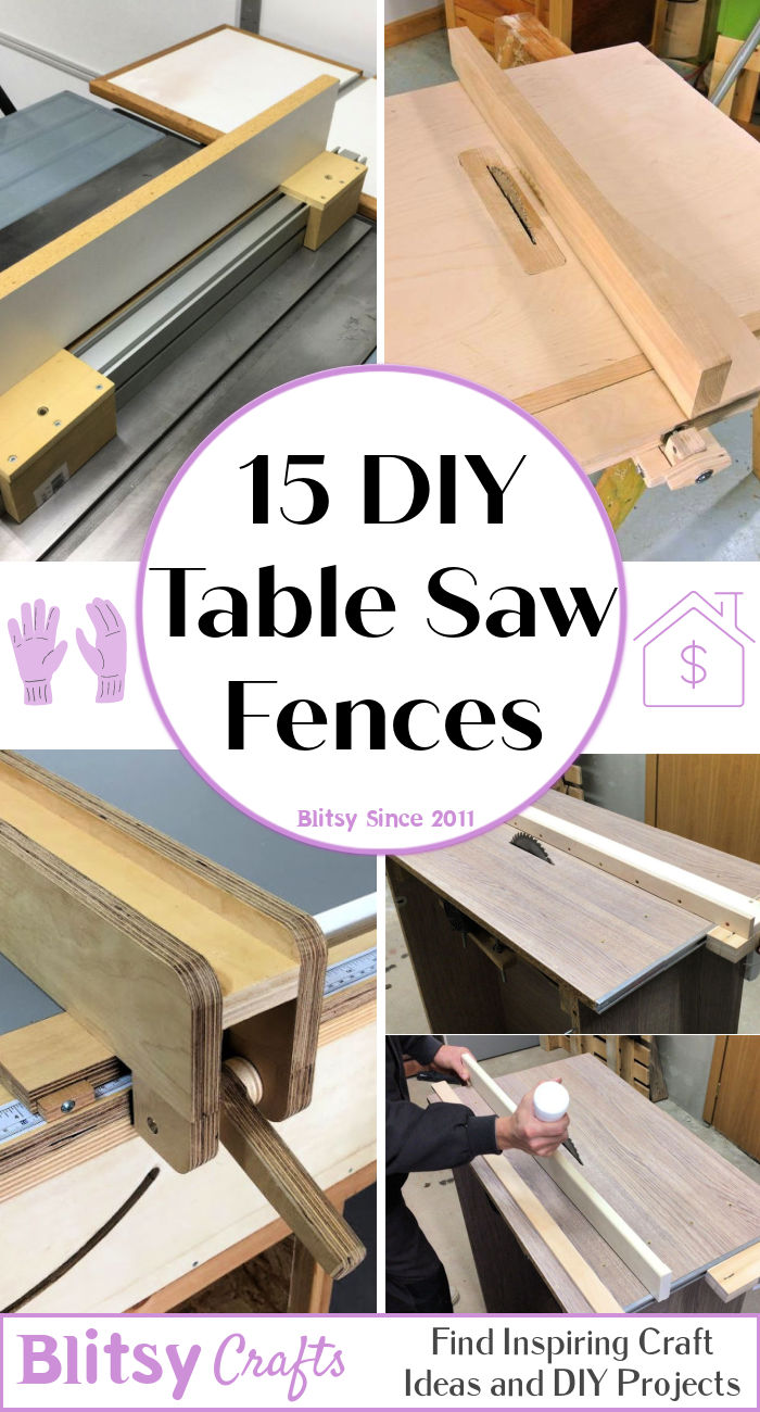 15 Homemade DIY Table Saw Fence Plans Free Blitsy