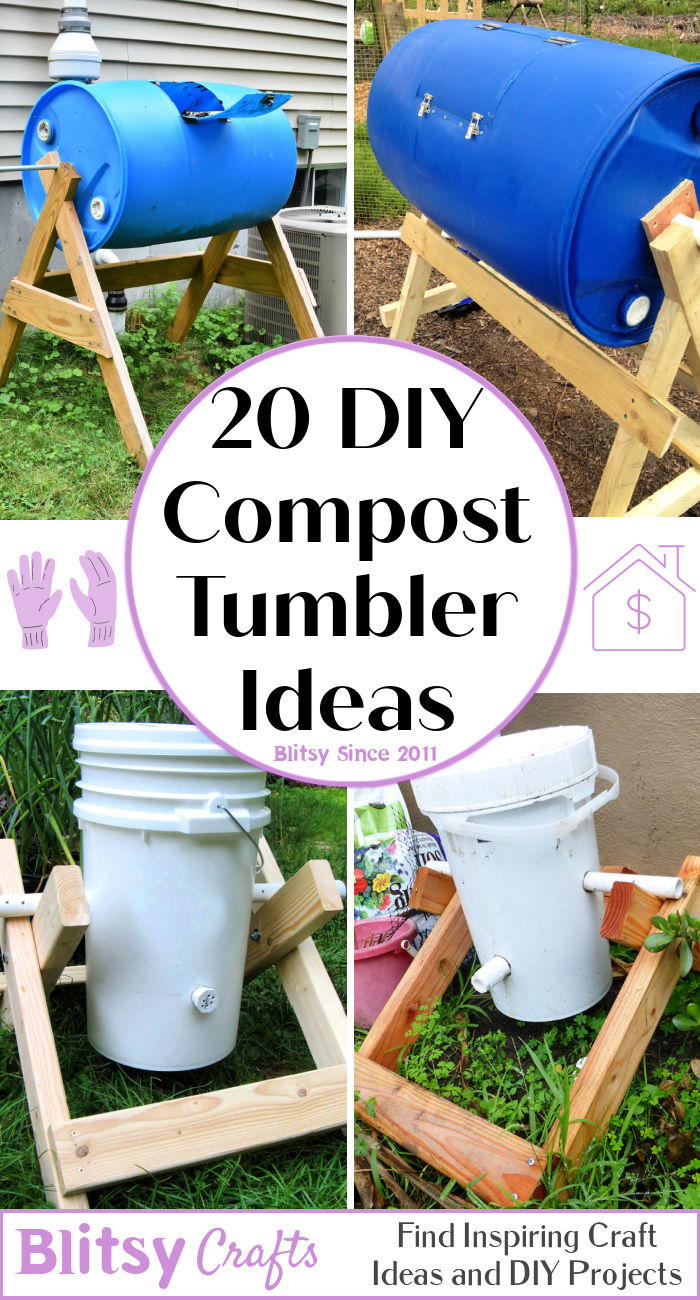 DIY Compost Tumbler for Eco-Friendly Waste Management - Blitsy