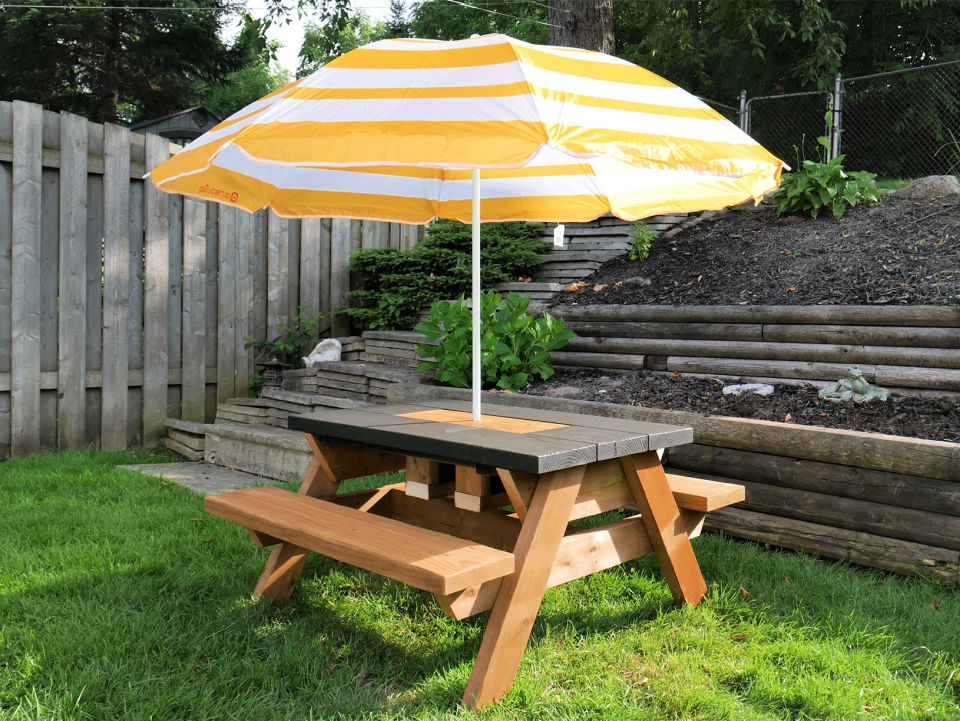 40 Free DIY Picnic Table Plans (with PDF and Blueprints)