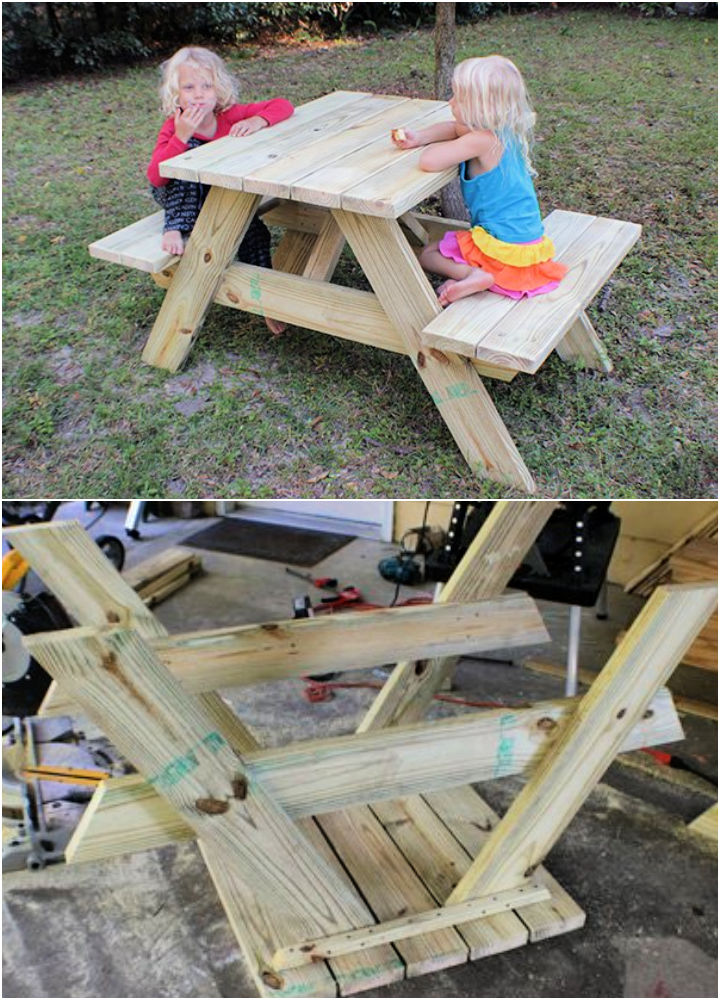 40 Free DIY Picnic Table Plans (with PDF and Blueprints)