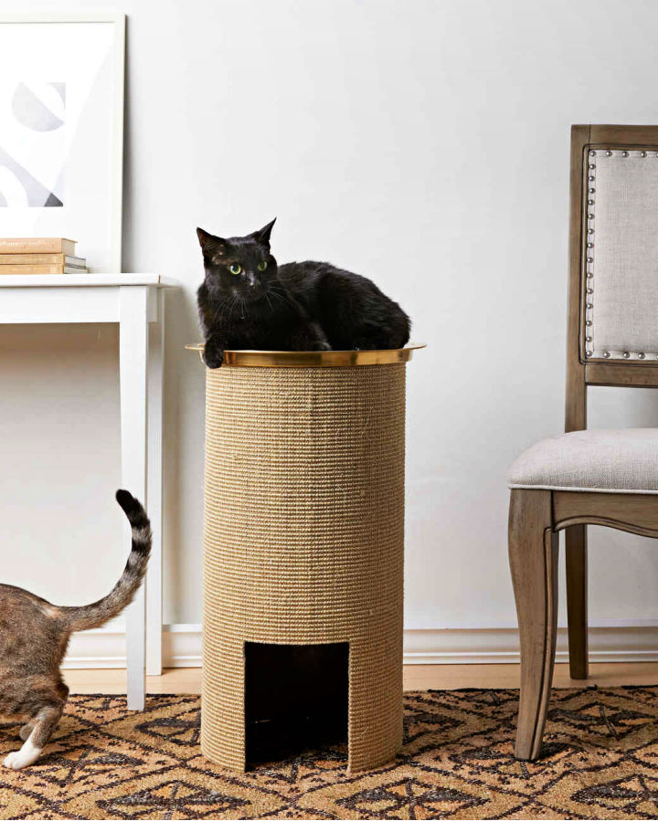 25 DIY Cat Scratching Post Plans Blitsy