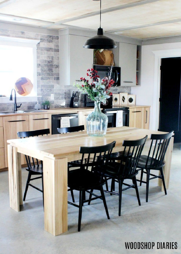 40 Free DIY Dining Table Plans Easy To Build Blitsy