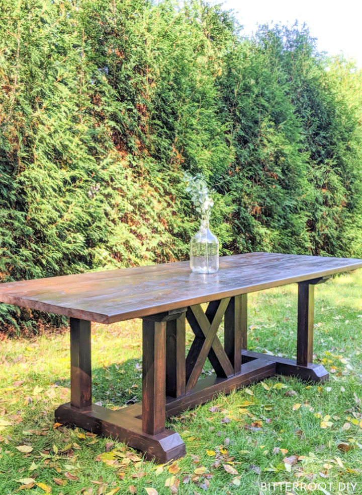 40 Free DIY Farmhouse Table Plans To Get Rustic Style - Blitsy