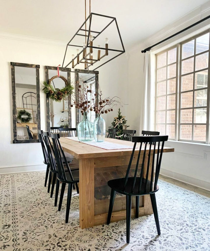 40 Free DIY Dining Table Plans Easy To Build - Blitsy