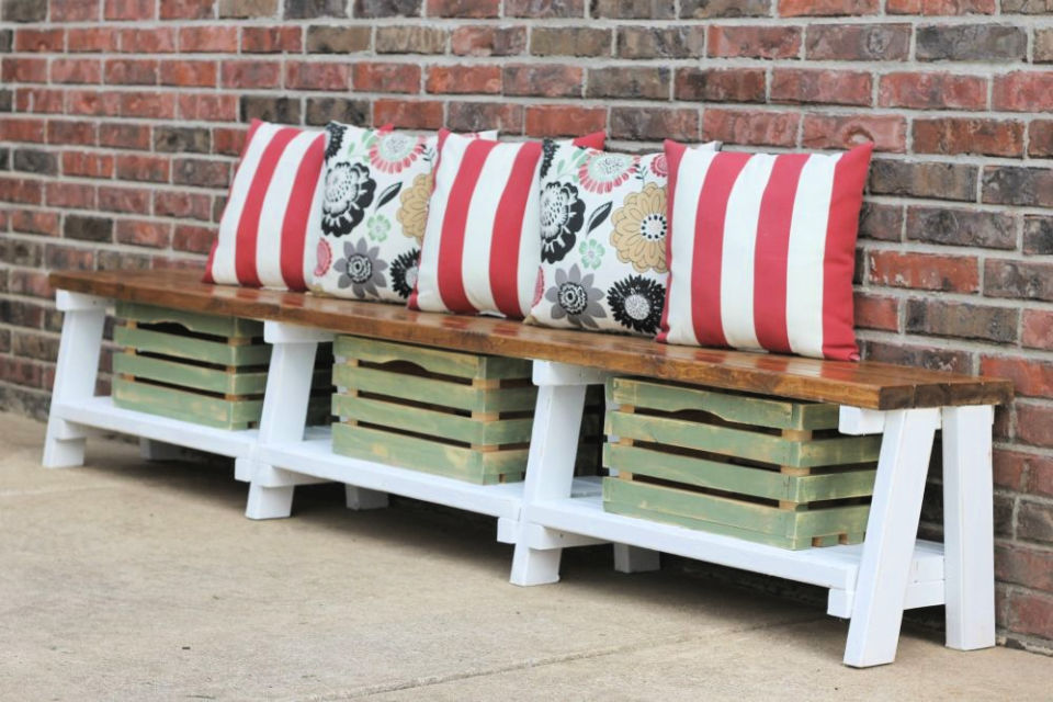 25 Free DIY Outdoor Bench Plans Blitsy