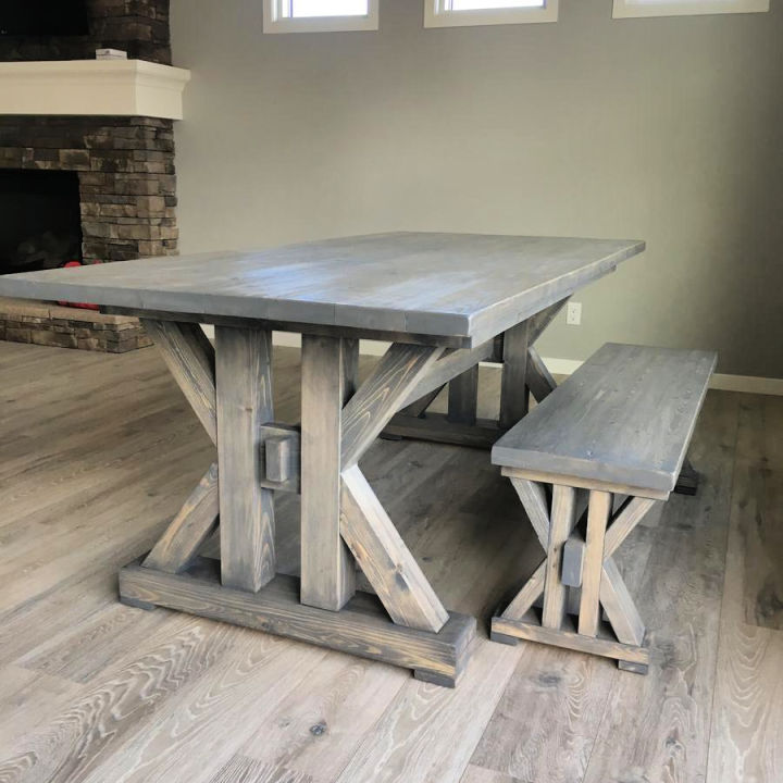 40 Free DIY Dining Table Plans Easy To Build - Blitsy