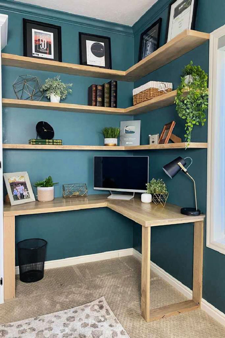 25 Homemade DIY Corner Desk Plans Easy To Build and Cheap