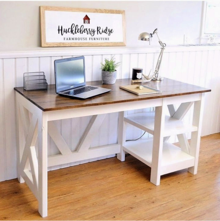 40 Homemade DIY Desk Ideas and Free Plans To Make Your Own