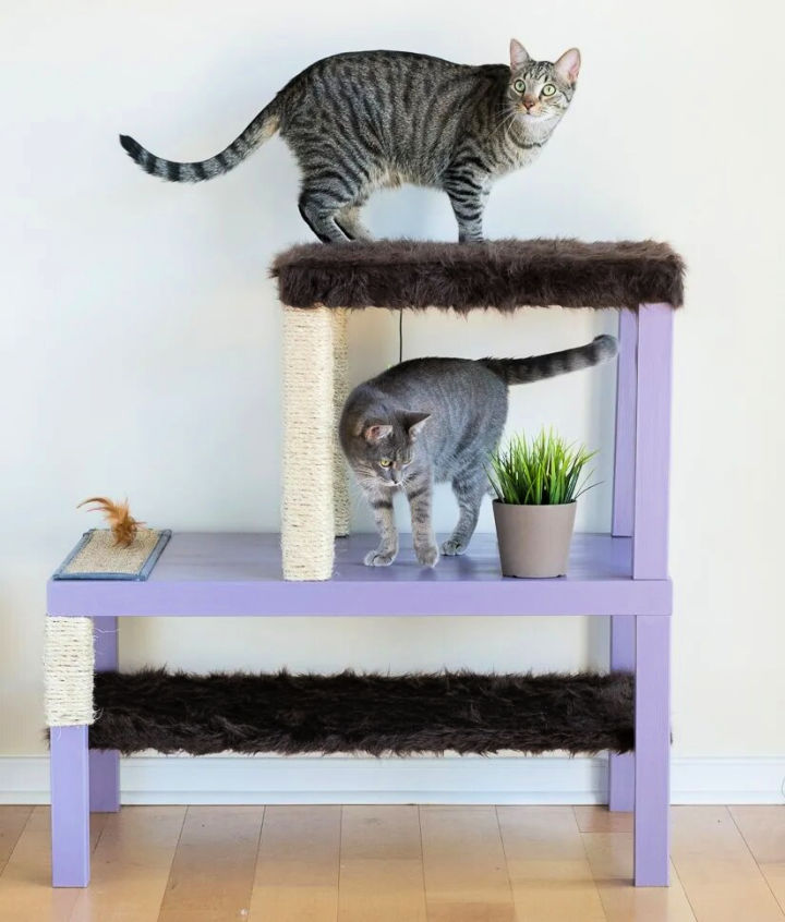 25 Free DIY Cat Tree Plans with Detailed Instructions - Blitsy