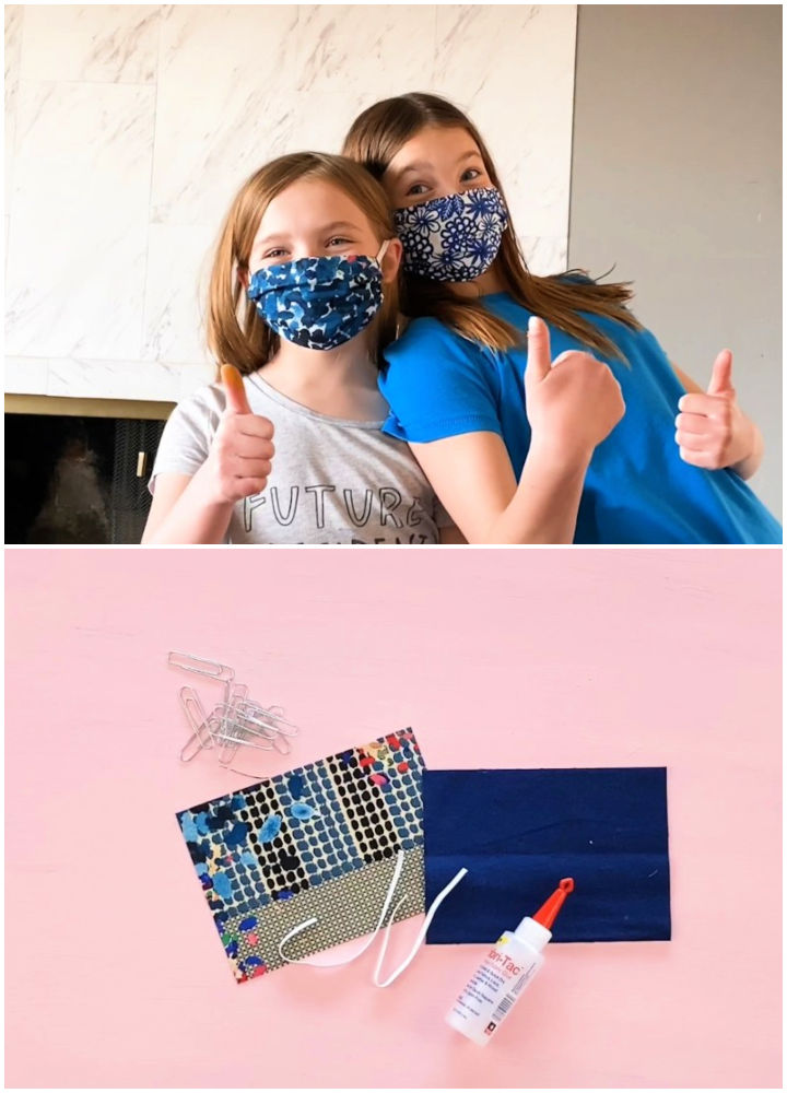 35 Ideas to Make DIY NoSew Face Mask with Household Materials