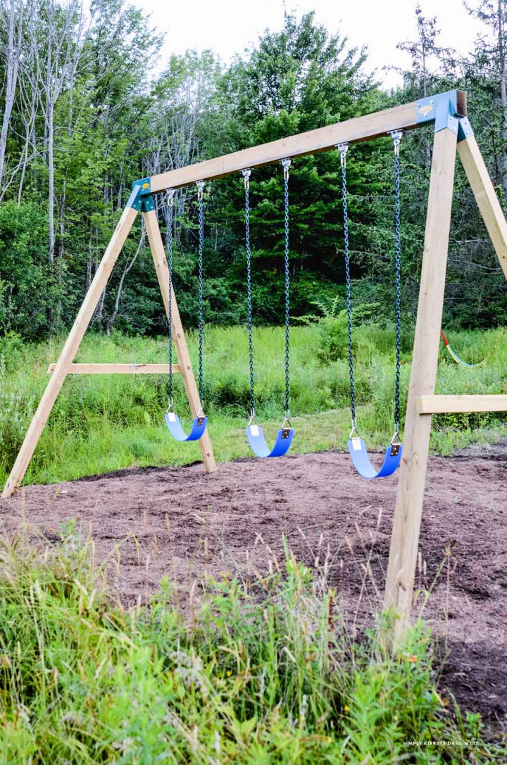 25 Free DIY Swing Set Plans with a Material List - Blitsy