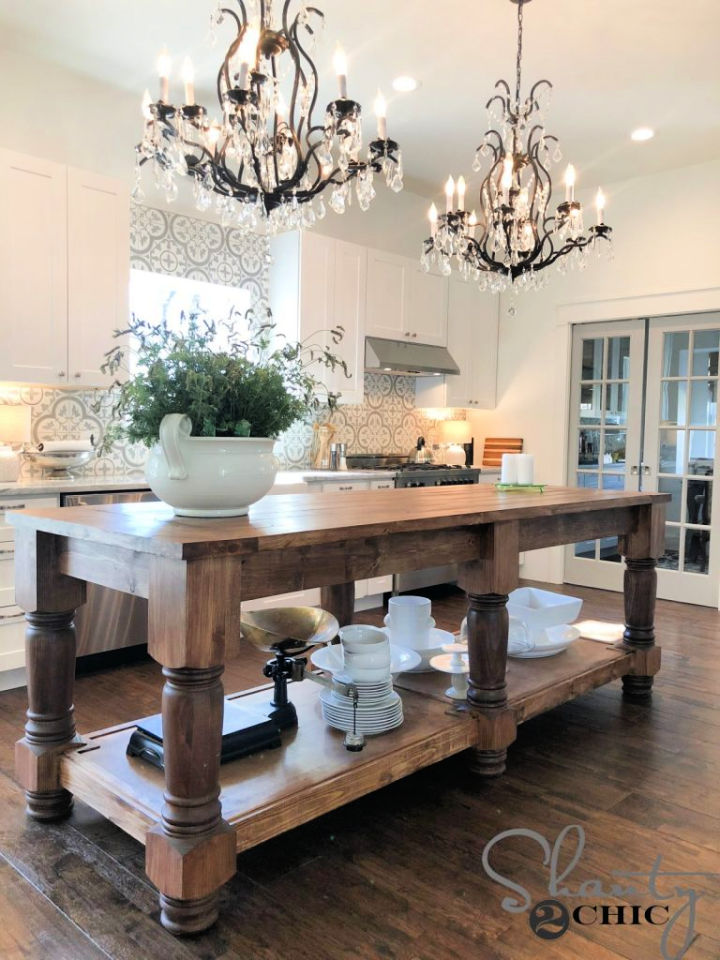 DIY Kitchen Island (40 Free Plans) - Blitsy