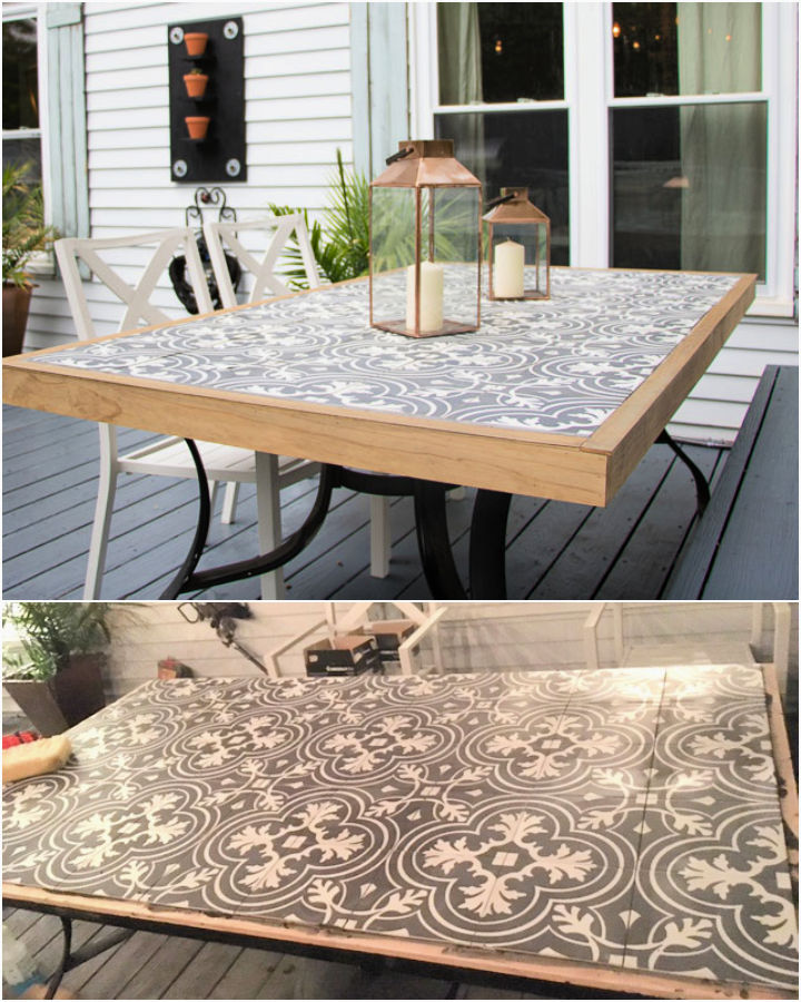 25 DIY Patio Table Plans Free Blitsy
