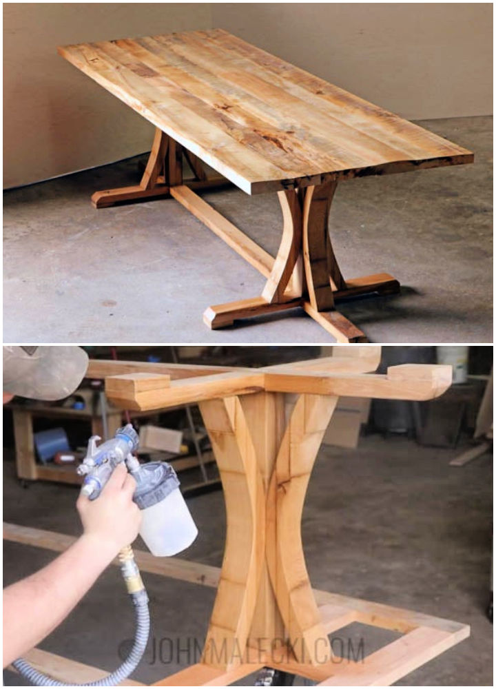 40 Free DIY Farmhouse Table Plans To Get Rustic Style - Blitsy