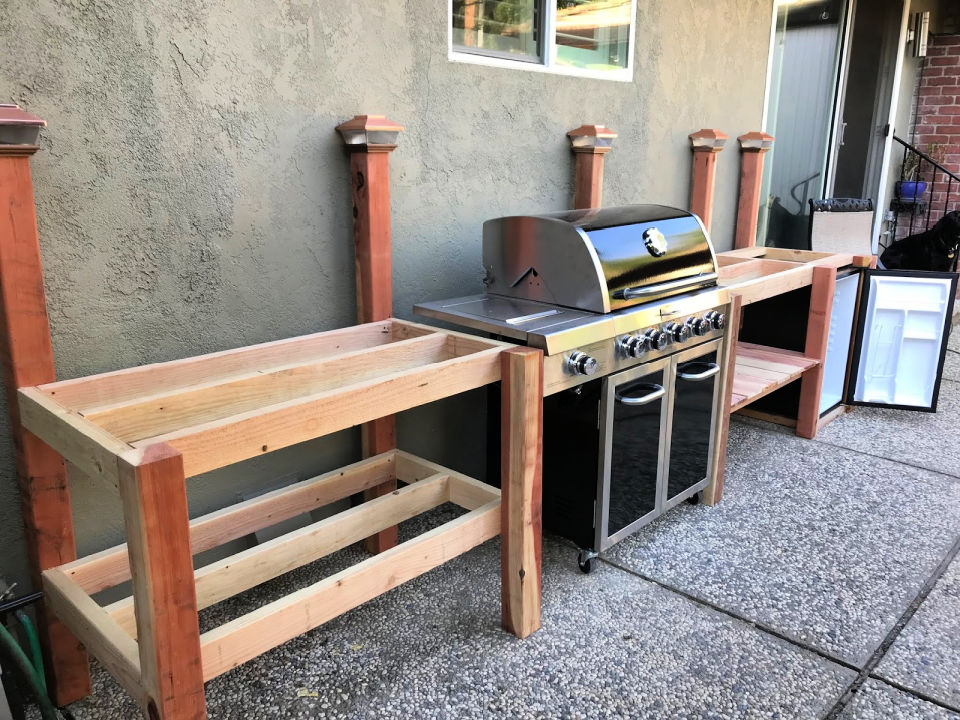 25 Free DIY Outdoor Kitchen Ideas (100% Free Plans) - Blitsy