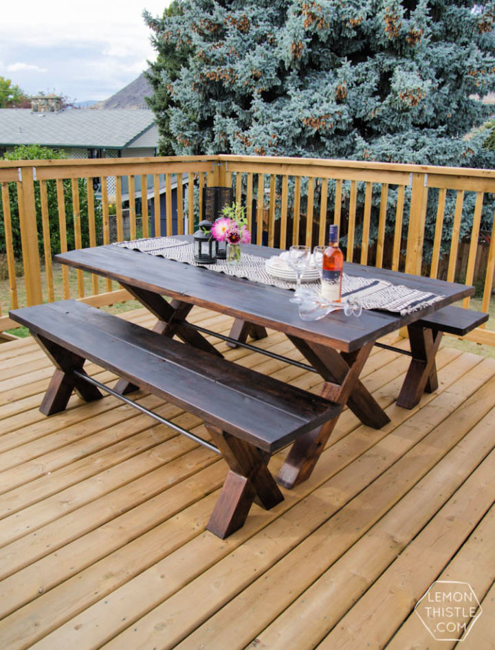 40 Free DIY Picnic Table Plans (with PDF and Blueprints)