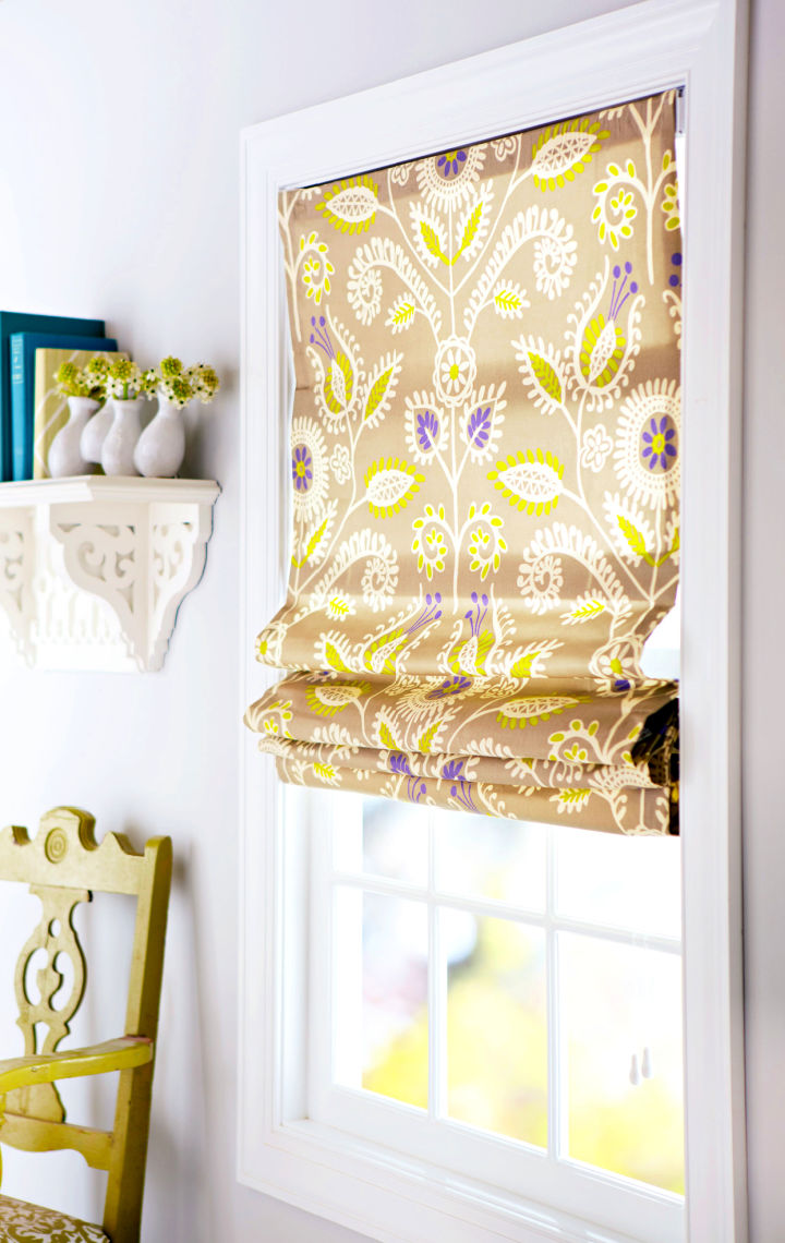 DIY Roman Shades (35 Ways) - Blitsy