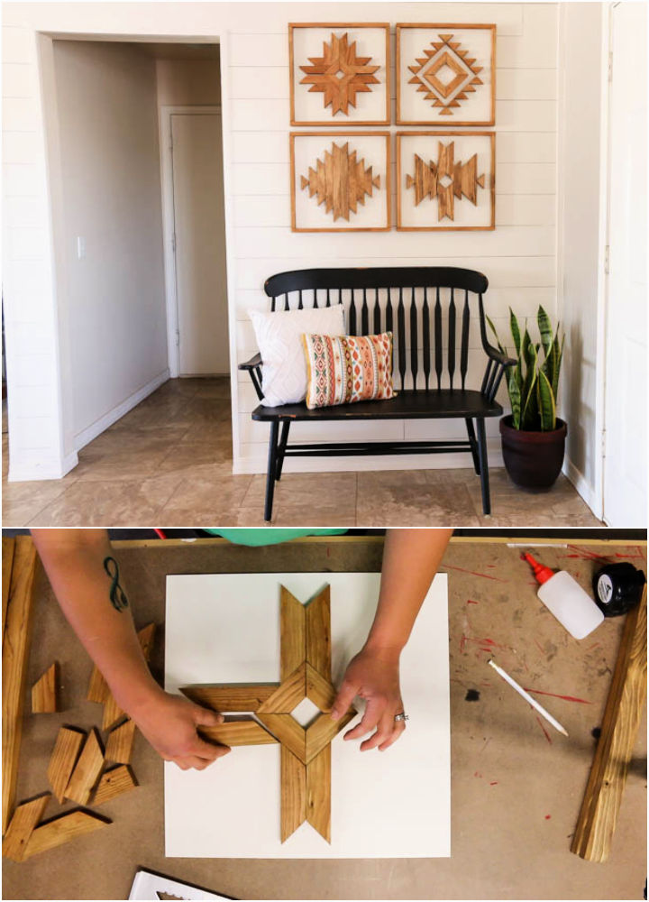 25 Creative DIY Wood Wall Art Ideas and Decor - Blitsy