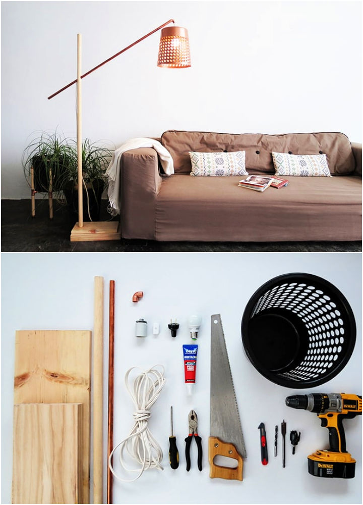 25 DIY Floor Lamp Ideas to Make - Blitsy