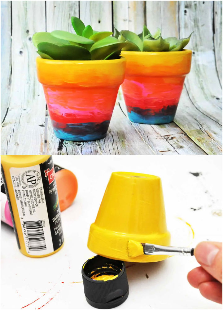40 Decorative DIY Flower Pot Ideas to Display Plants - Blitsy