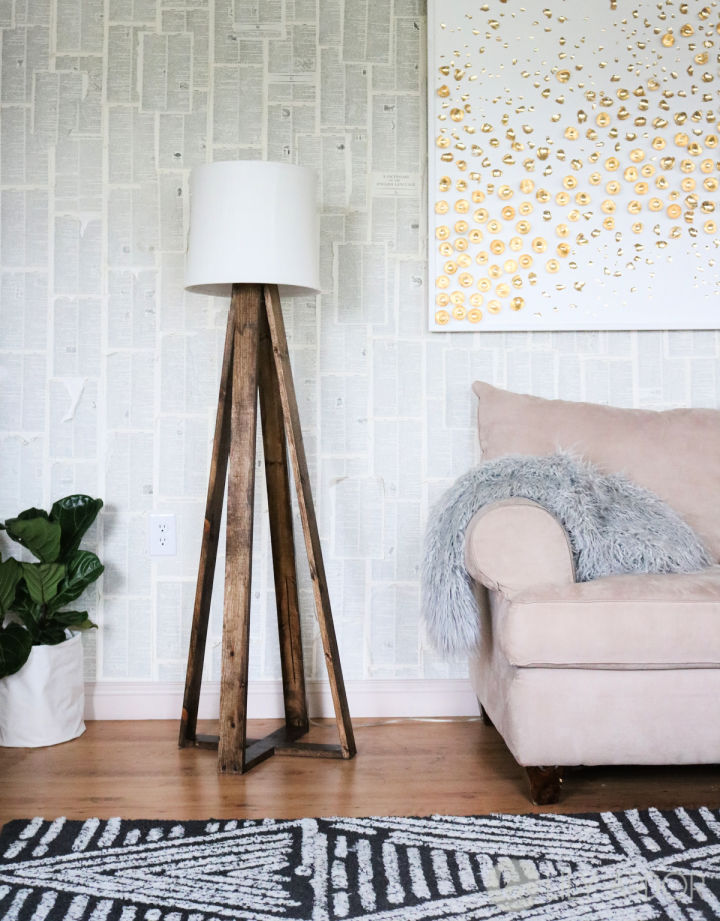 25 DIY Floor Lamp Ideas to Make - Blitsy