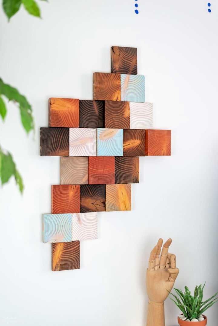 25 Creative DIY Wood Wall Art Ideas and Decor - Blitsy