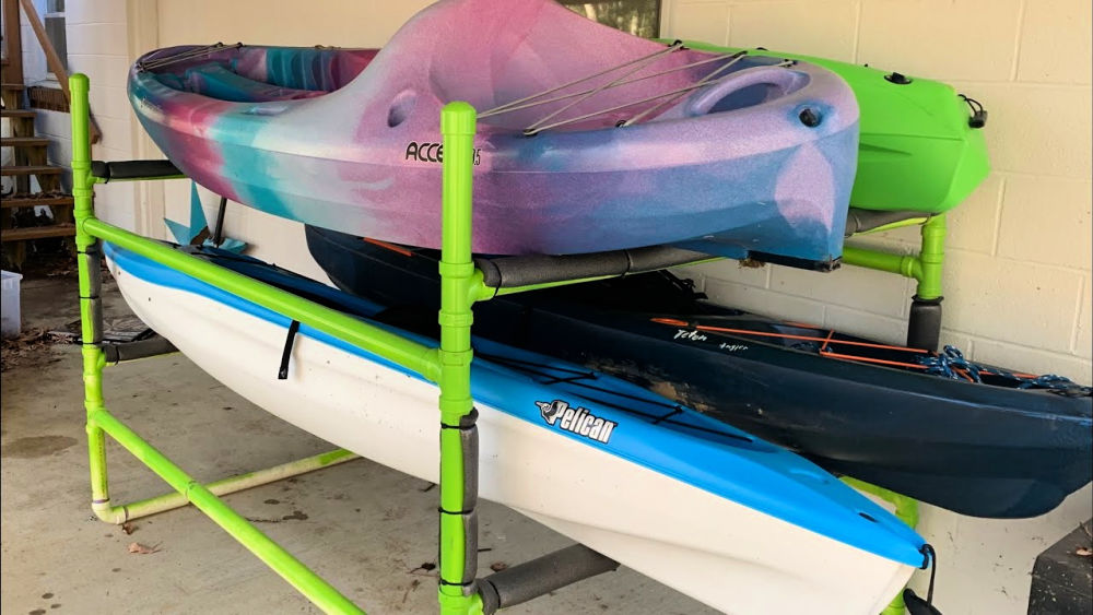 DIY Kayak Rack (20 Free Plans) - Blitsy