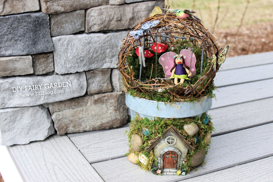 40 Creative DIY Fairy Garden Ideas To Make Your Own - Blitsy