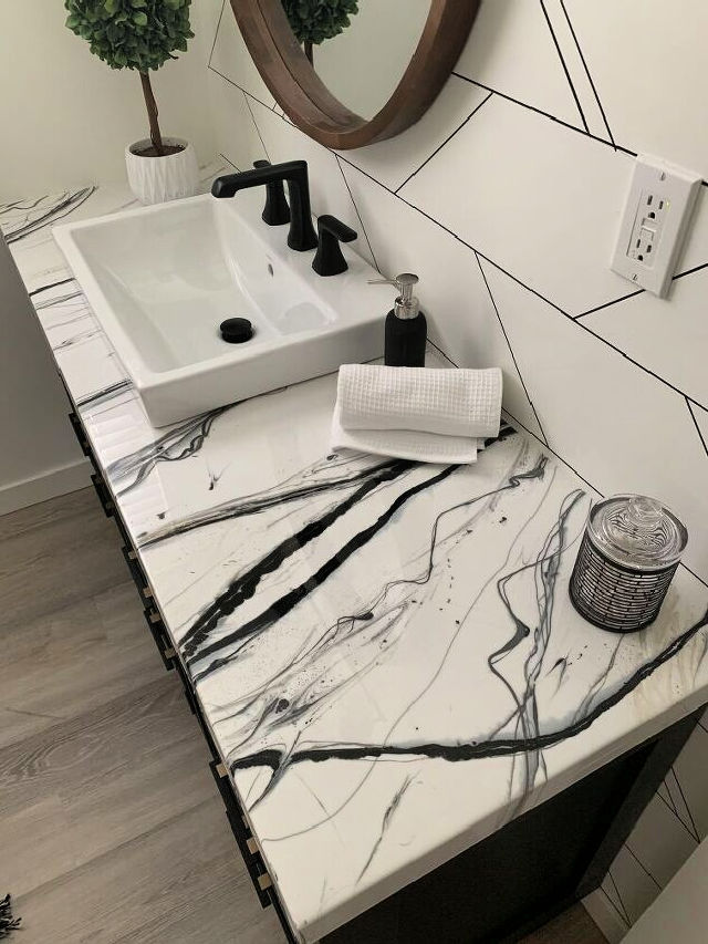 DIY Epoxy Countertops - Step by Step Instructions - Blitsy