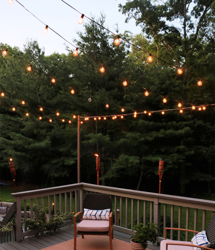 30 Outdoor String Light Ideas For Backyard And Patio - Blitsy