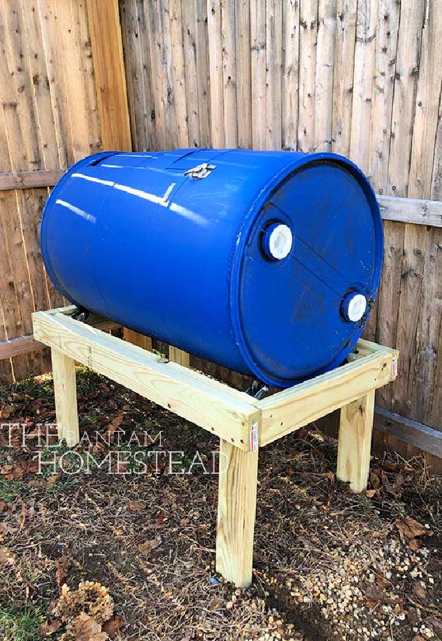 DIY Compost Tumbler for EcoFriendly Waste Management Blitsy