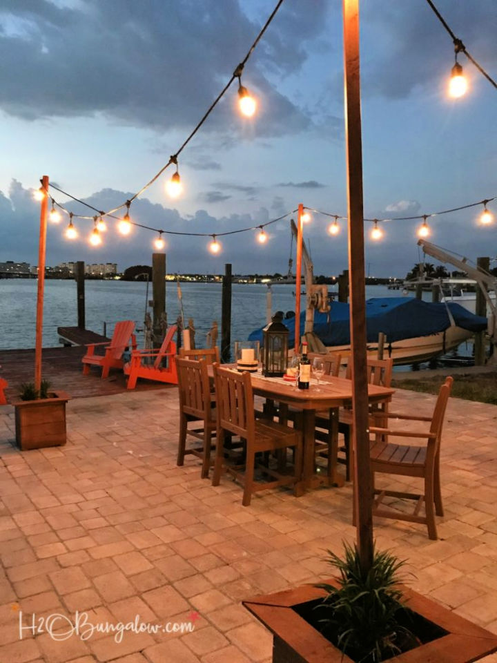 30 Outdoor String Light Ideas for Backyard and Patio Blitsy