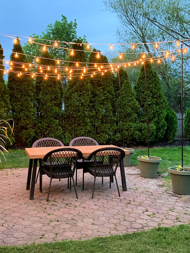 30 Outdoor String Light Ideas for Backyard and Patio - Blitsy