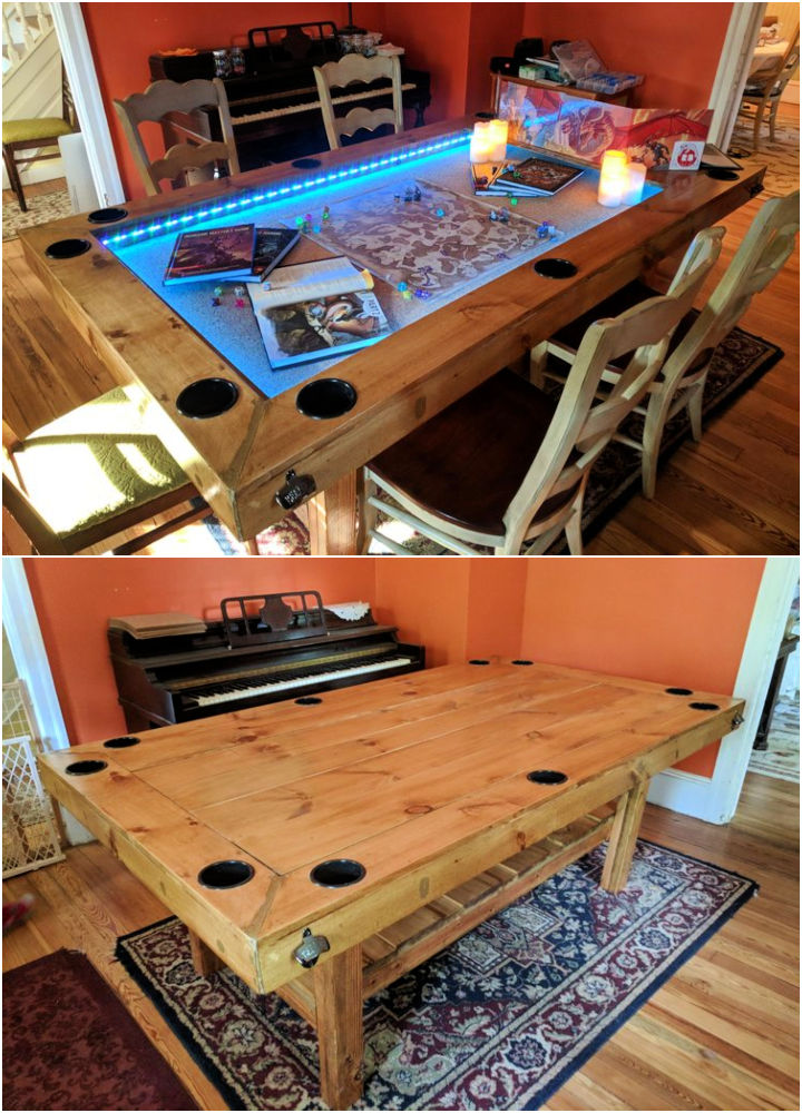 20 Free DIY Gaming Table Plans with PDF Blitsy