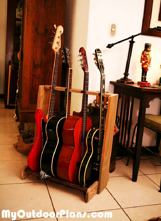 25 Free DIY Guitar Stand Plans To Make One Yourself Blitsy