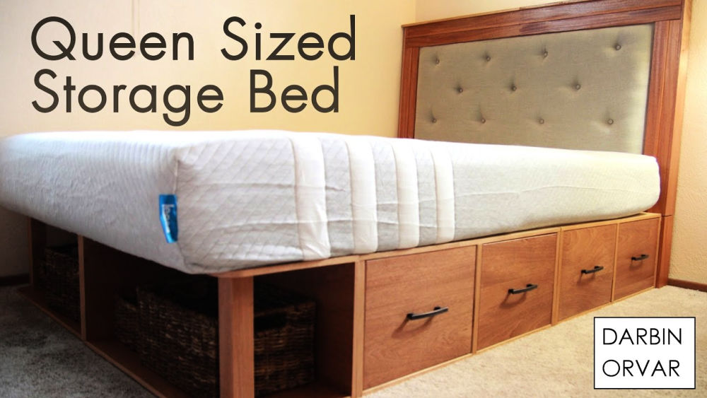 Easy DIY Storage Bed (25 Ideas) Blitsy