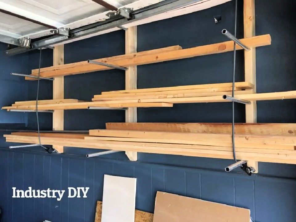 DIY Lumber Rack (25 Free Plans) - Blitsy
