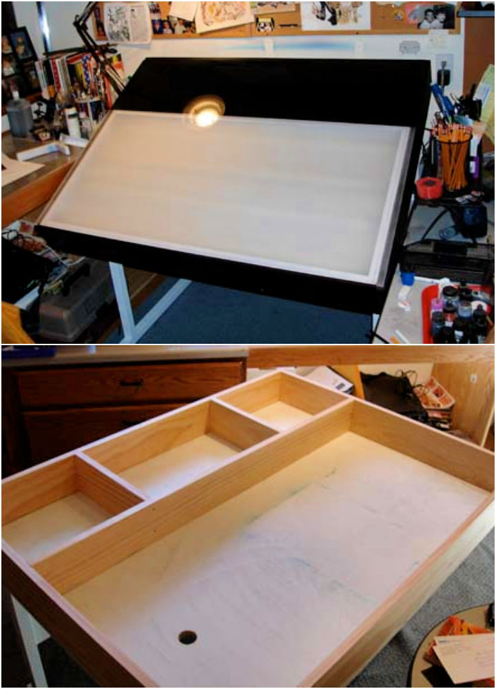 25 Homemade DIY Light Table Plans Blitsy