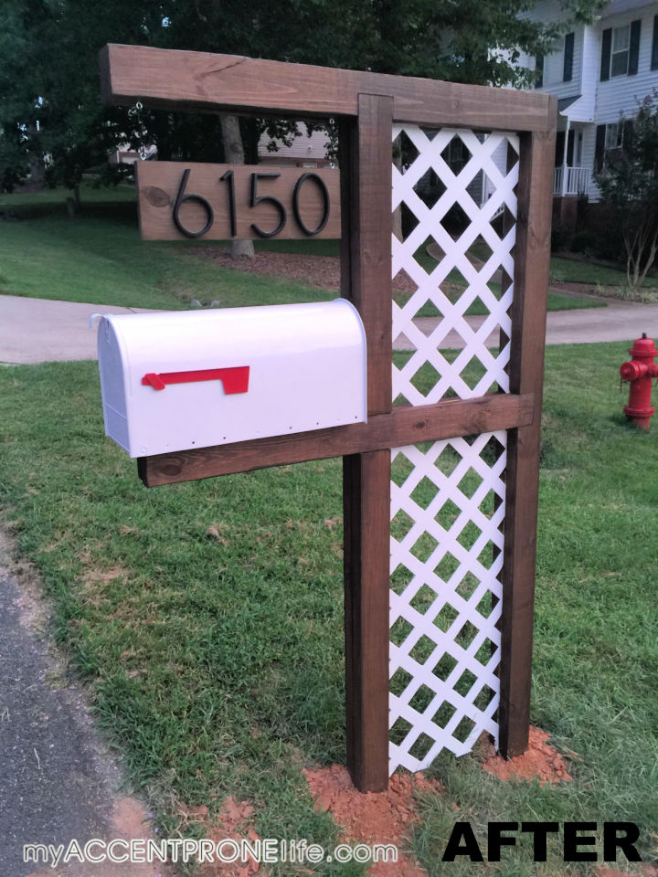 25 Mailbox Post Ideas to Upgrade Your Curb Appeal - Blitsy