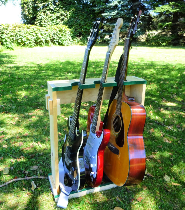 25 Free DIY Guitar Stand Plans To Make One Yourself Blitsy