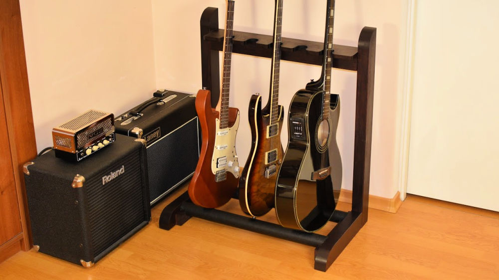 25 Free DIY Guitar Stand Plans To Make One Yourself Blitsy
