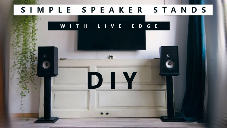 DIY Speaker Stands (15 Ideas) - Blitsy