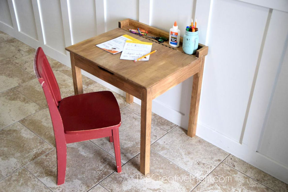 25 DIY Kids Desk Plans and Ideas To Build Your Own